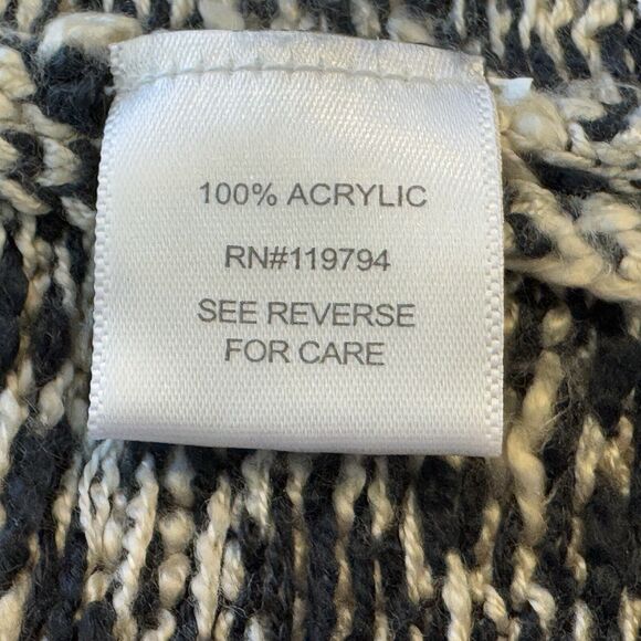 One World Sweater Cardigan Womens XL Multicolor Aztec Tribal Print Open Front - Picture 7 of 8